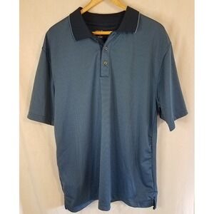 Canyon  Pro‎ Golf Polo Blue Sz-XL performance, moisture-wicking, breathable